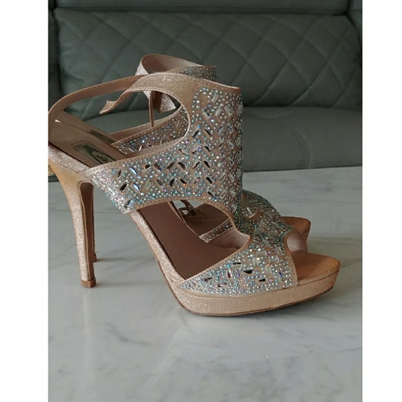 Crystal studded sparkly heels - Picture 2 of 3
